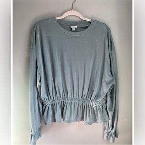 Smocked Longsleeve Soft Shirt